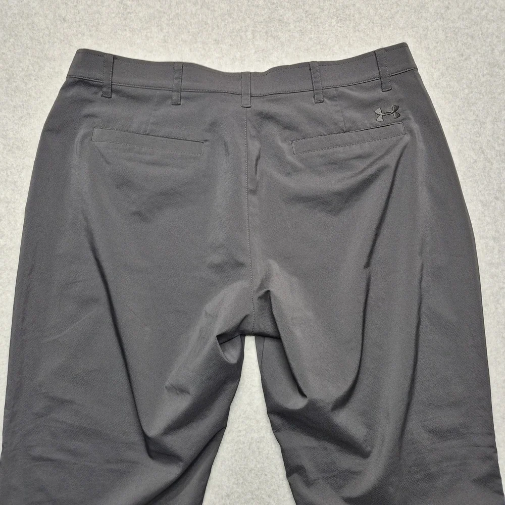 Under Armour Pants Mens Size 40 x 30 Black Loose Fit Golf Chino Outdoor Casual